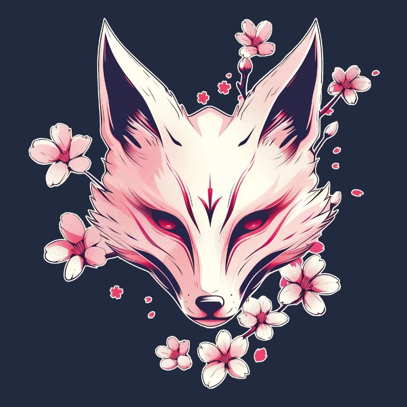 Fuchs Japanische Maske