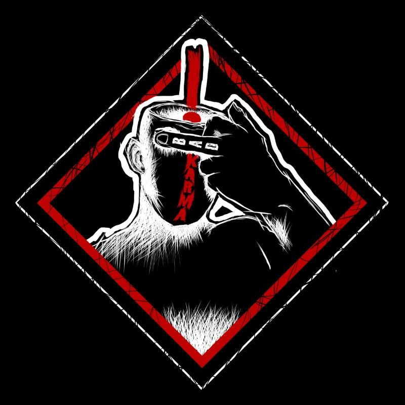Schlechter Tag, Mittelfinger, Trash style