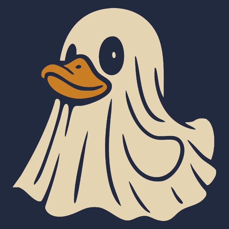 Ghost Rubber Duck Motif
