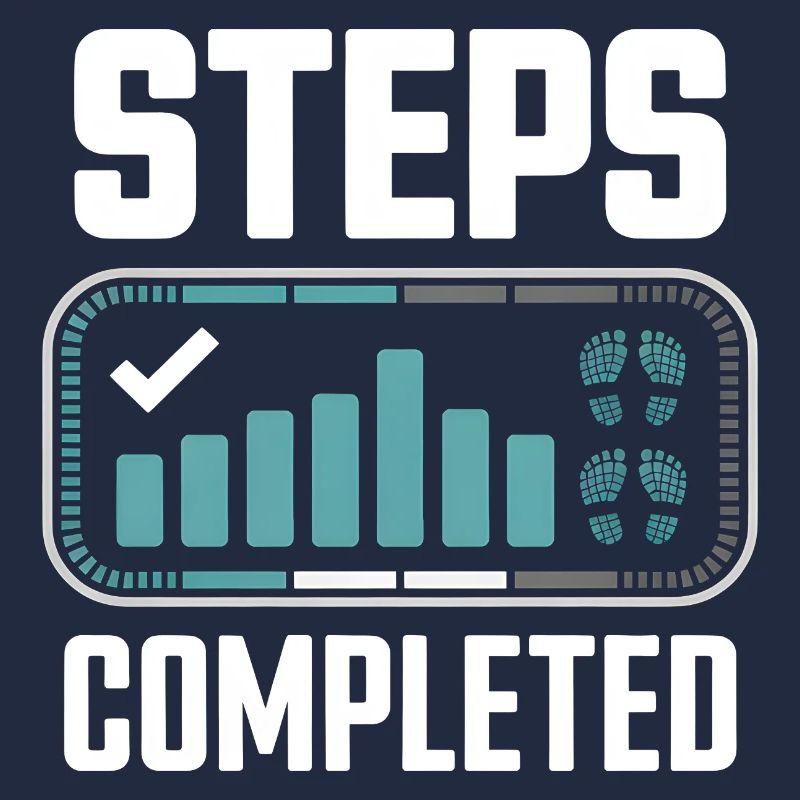 Steps Completed 10000 Schritte