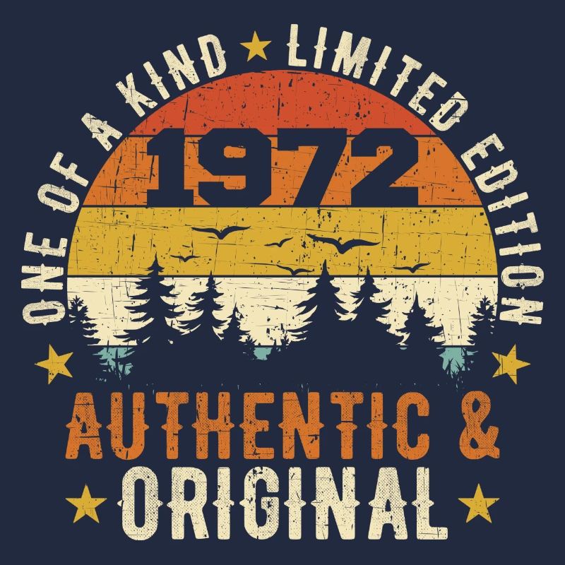 Original 1972 Birthday Gift 1972 Authentic