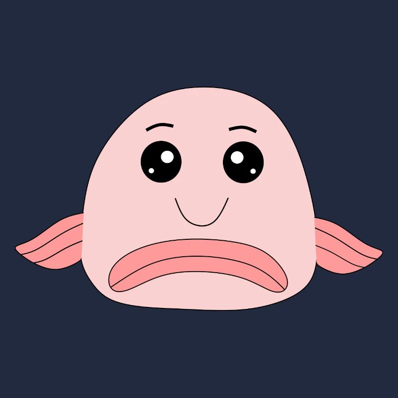 Blobfish fish comic ugly fish