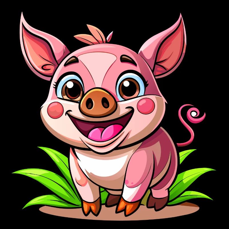 Fröhliches Schweinchen