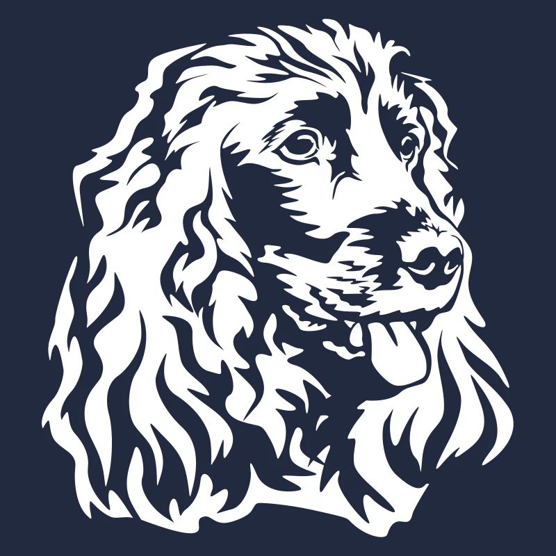 Cocker Spaniel head "Black Edition"