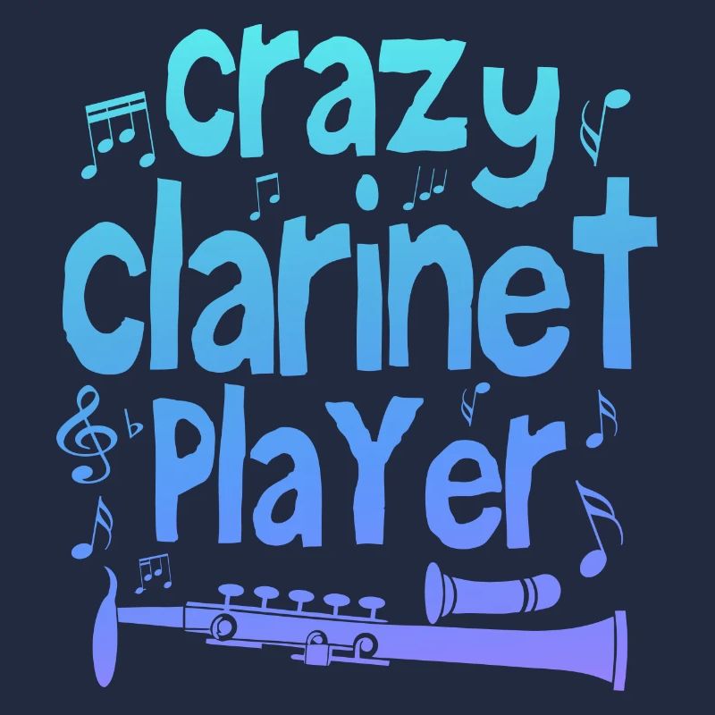 Crazy clarinet player
