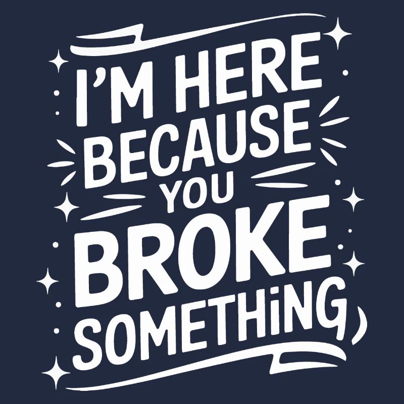 Technischer Support Computerfreak Nerd