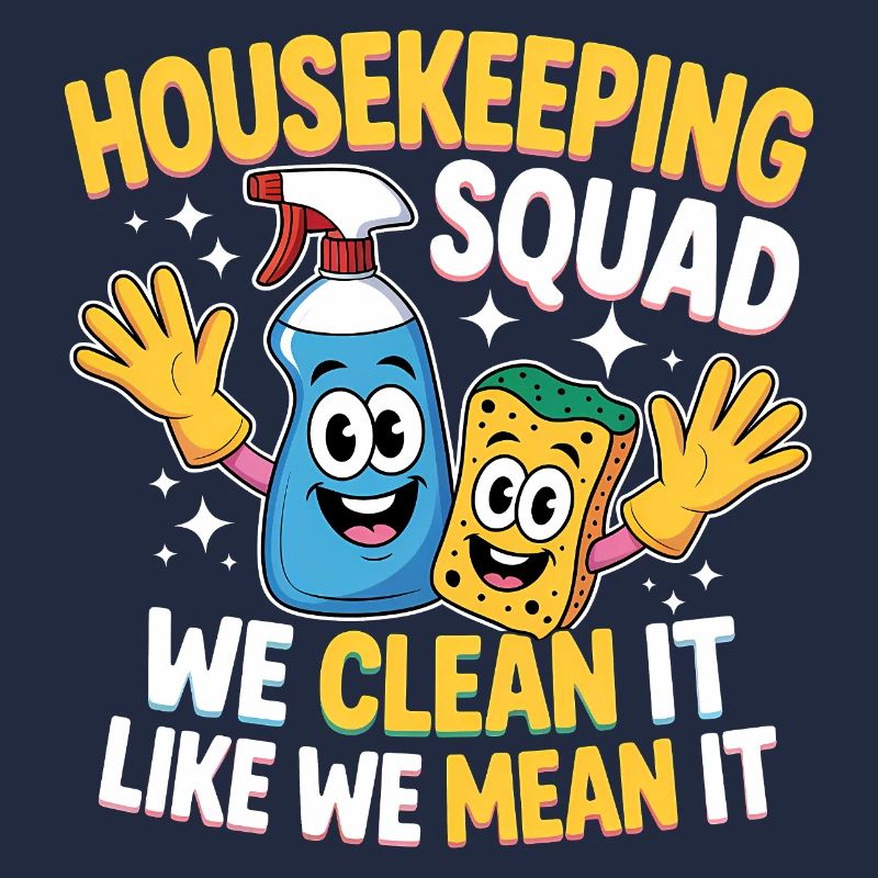 Funny Cleaning Design
