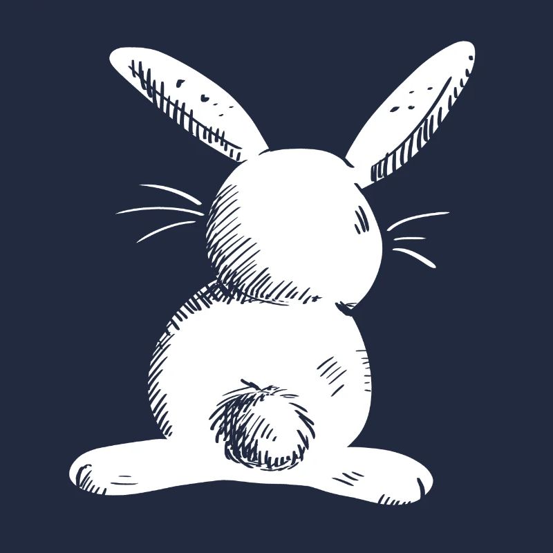 White long eared hare comic