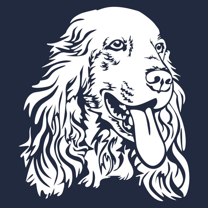 Cocker Spaniel Kopf "Black Edition"