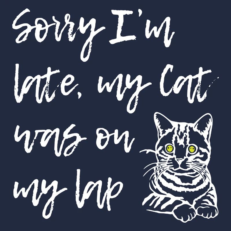 Sorry Cat Was On Lap