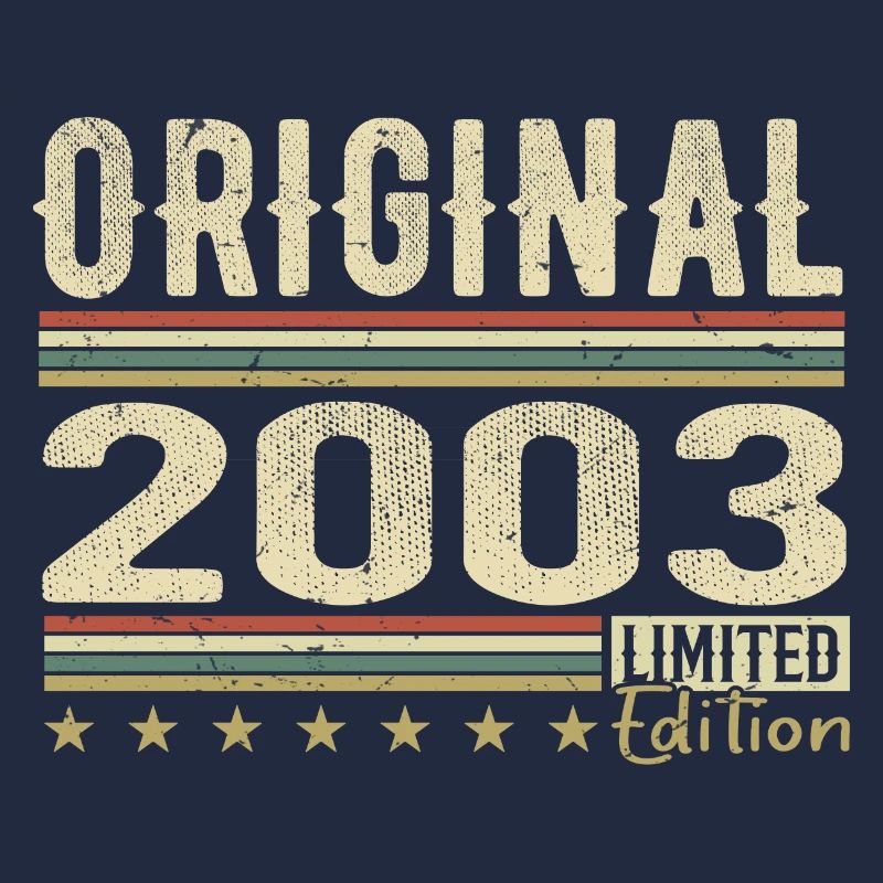 Original 2003 – Retro-Geburtstagsgeschenk 2003