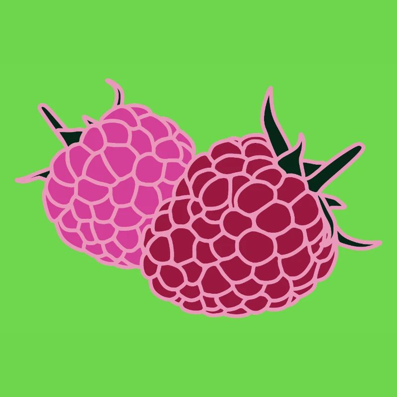 Raspberry Duo Pop Art