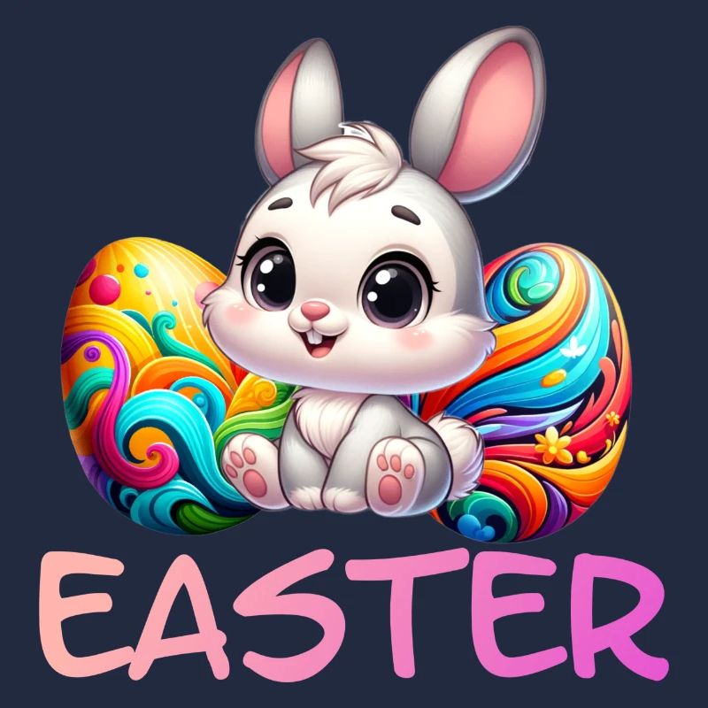 Easter Bunny with Easter Eggs