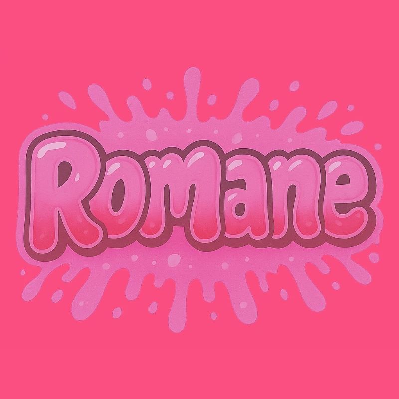 Graffiti Romane Name Geschenk Ideal Druckbare Su