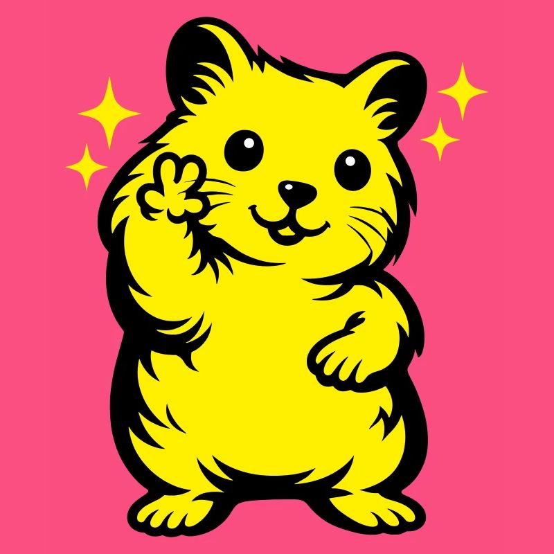 Dessin animé de hamster