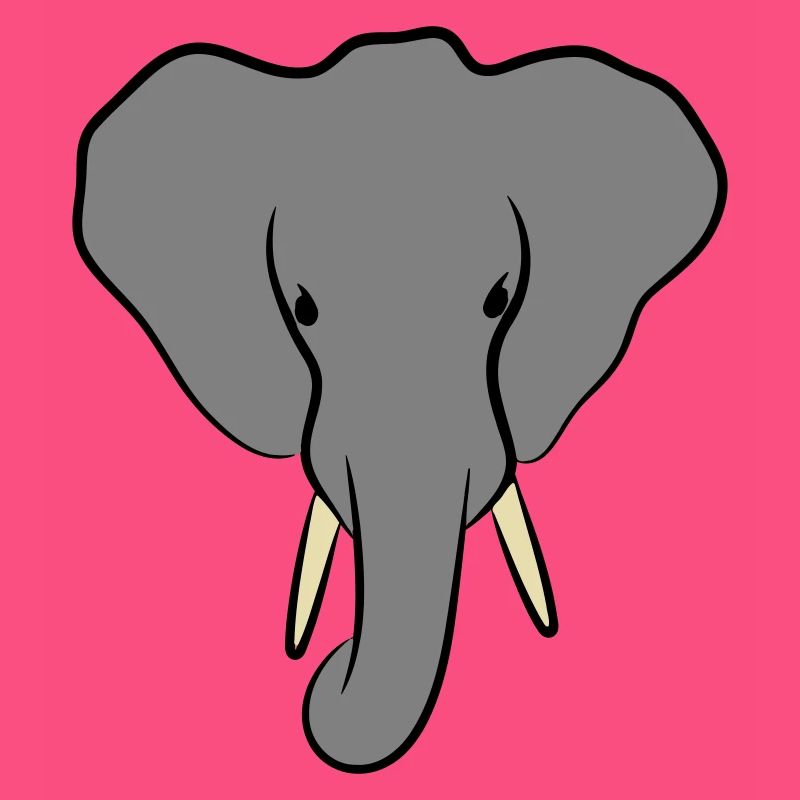 Éléphant Minimaliste