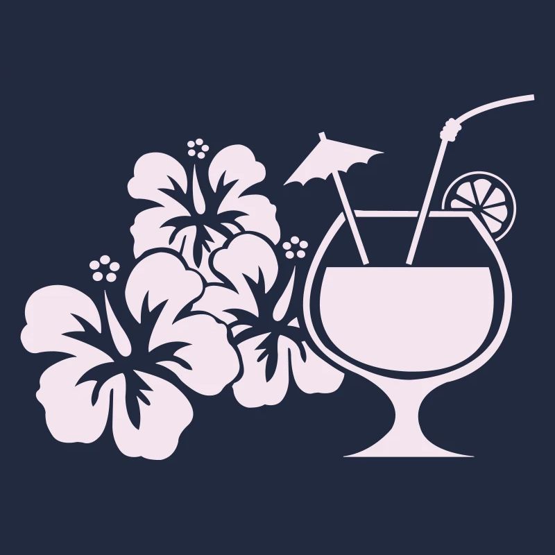 Boisson cocktail à l’hibiscus d’Hawaï