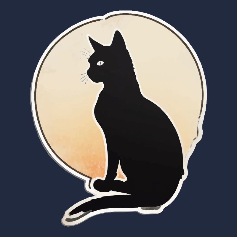 Silhouette de chat
