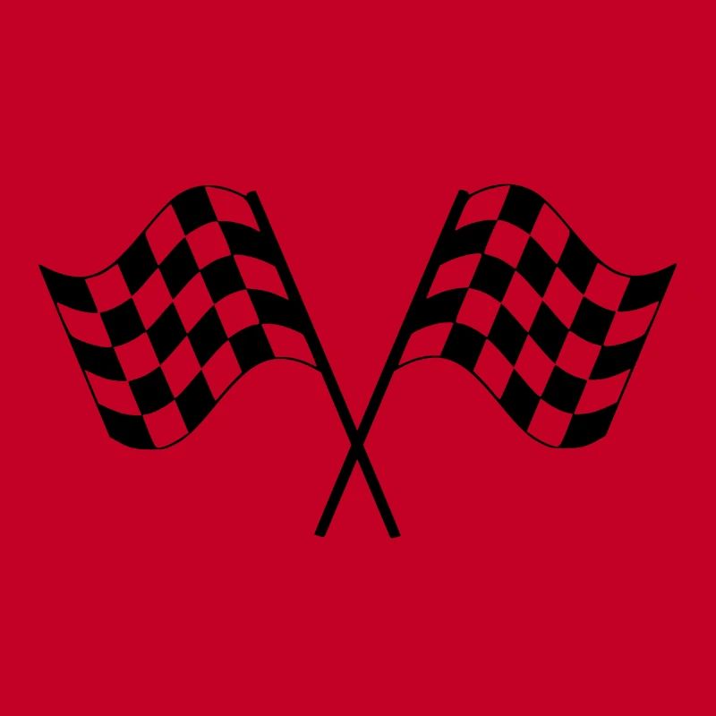 Drapeaux de course à damier
