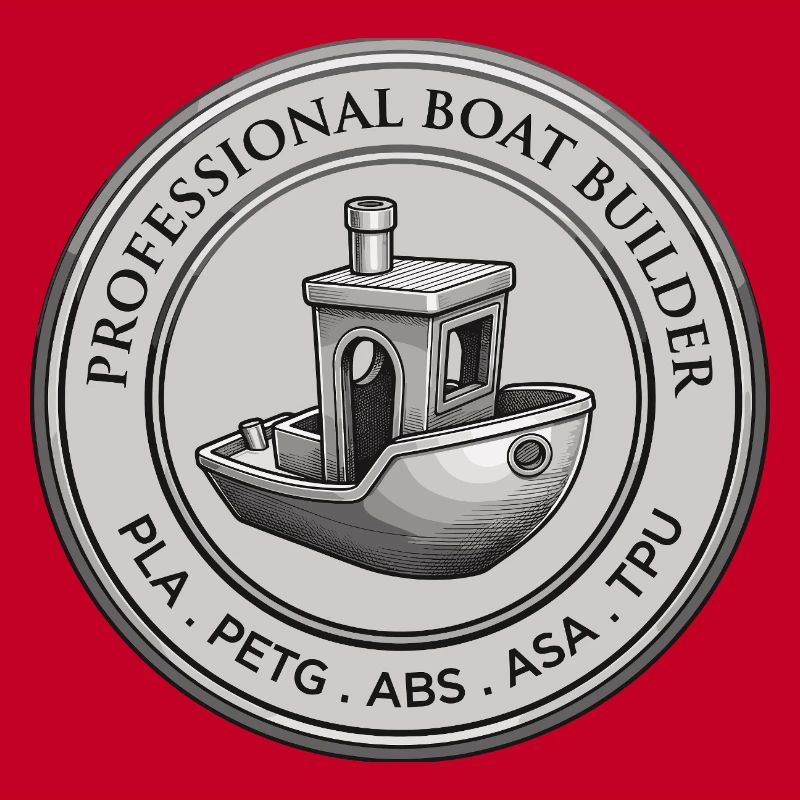 Constructeur professionnel de bateaux – Emblème d’impression 3D