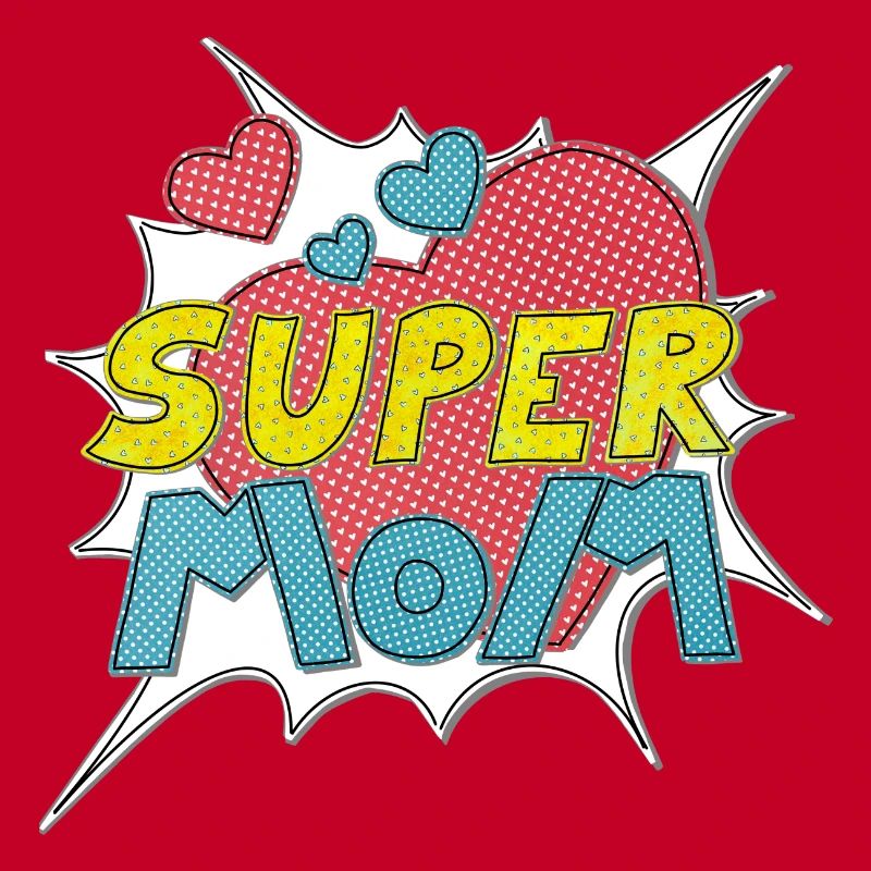 Muttertag supermom Super Mom beste Mutter Comic