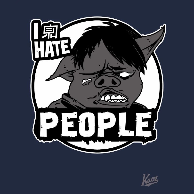 Ich hasse Menschen, Sarkasmus Schwein