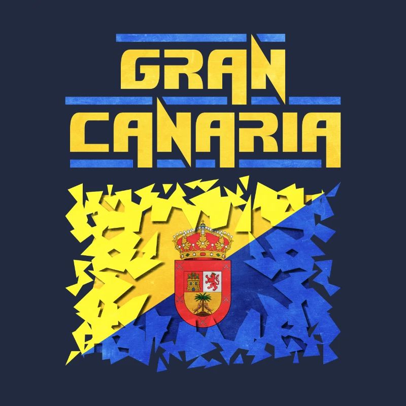 Puzzle de conception du drapeau de Gran Canaria