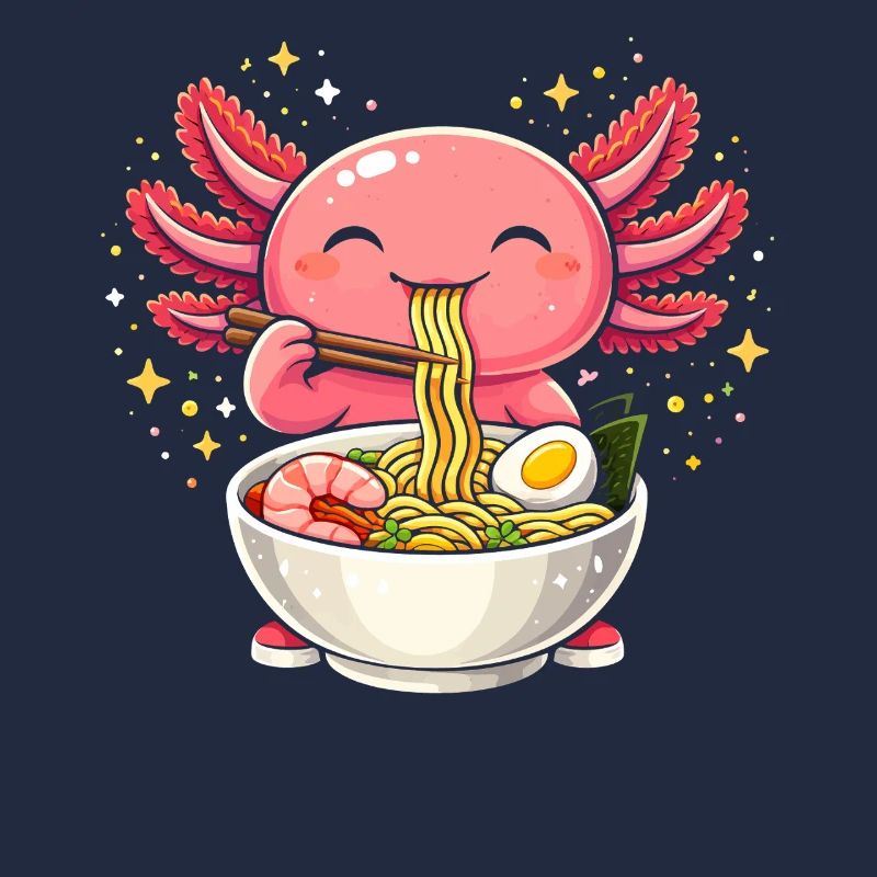 Ramenengelchen mit Nudeln