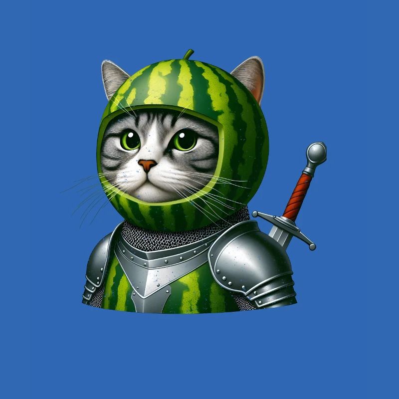 Chevalier chat pastèque