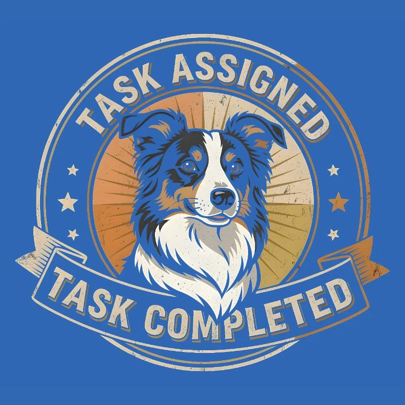 Task completed | Border Collie Badge