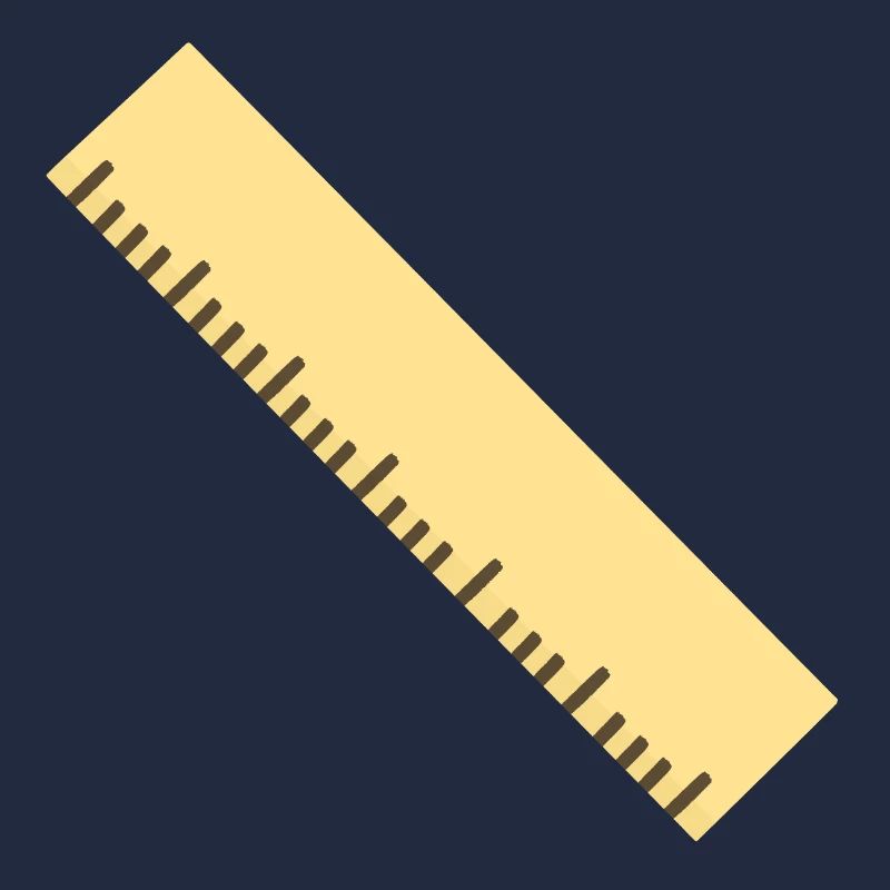 Diagonal Ruler Line Art