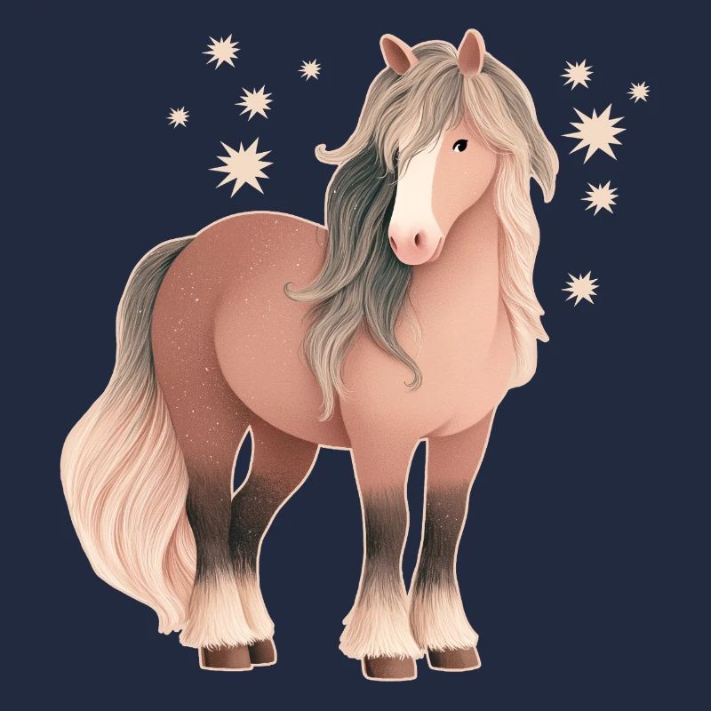 Pferd mit Sternen