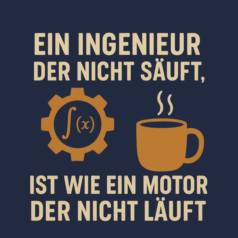 Ingenieur Humor Kaffee Motor