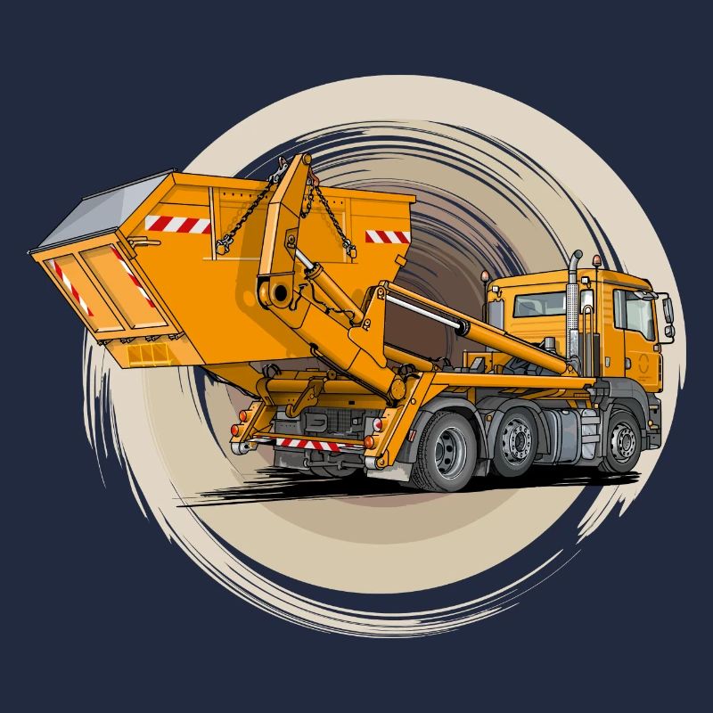 LKW mit Containermulde