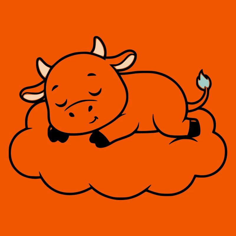 Nuage de Vache endormi Bébé de rêve