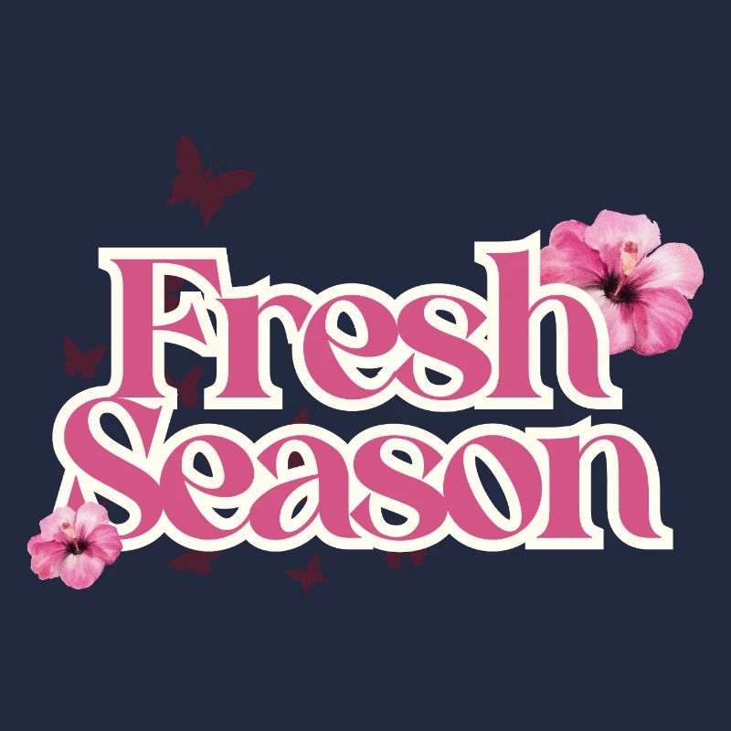 Fraîche Saison Floral Script
