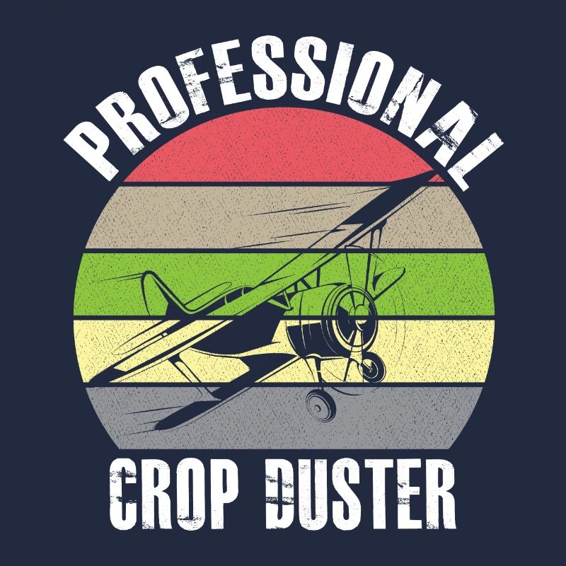 Crop Dusting in Progress Crop Dusting Duster Plane