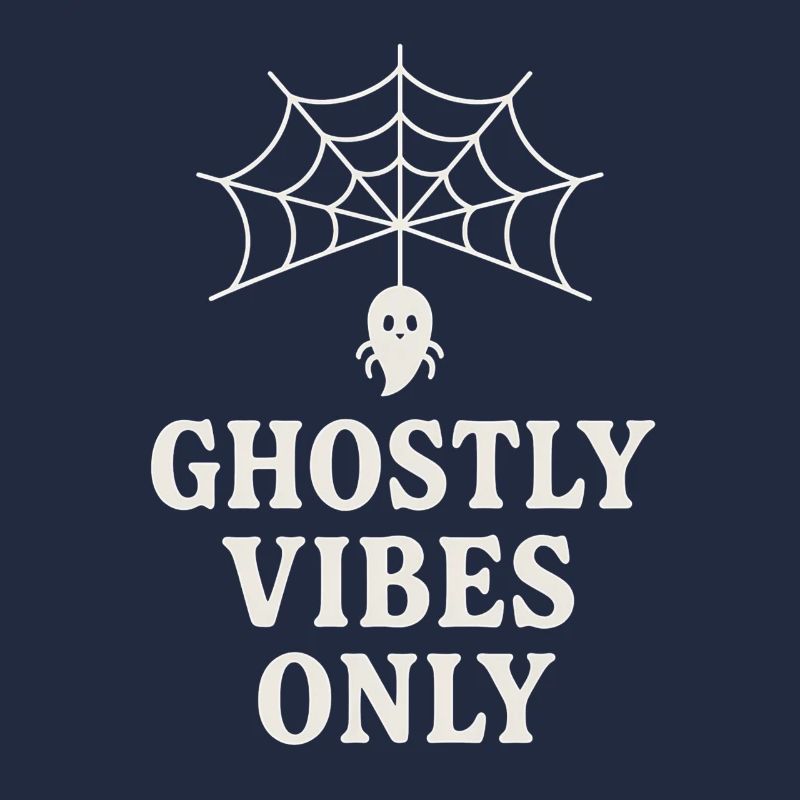 Geistlicher Spinnenweb-Print mit Geist