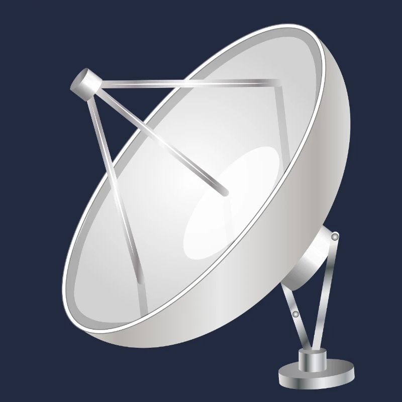 Antenne paraboise à l’aspect moderne et net