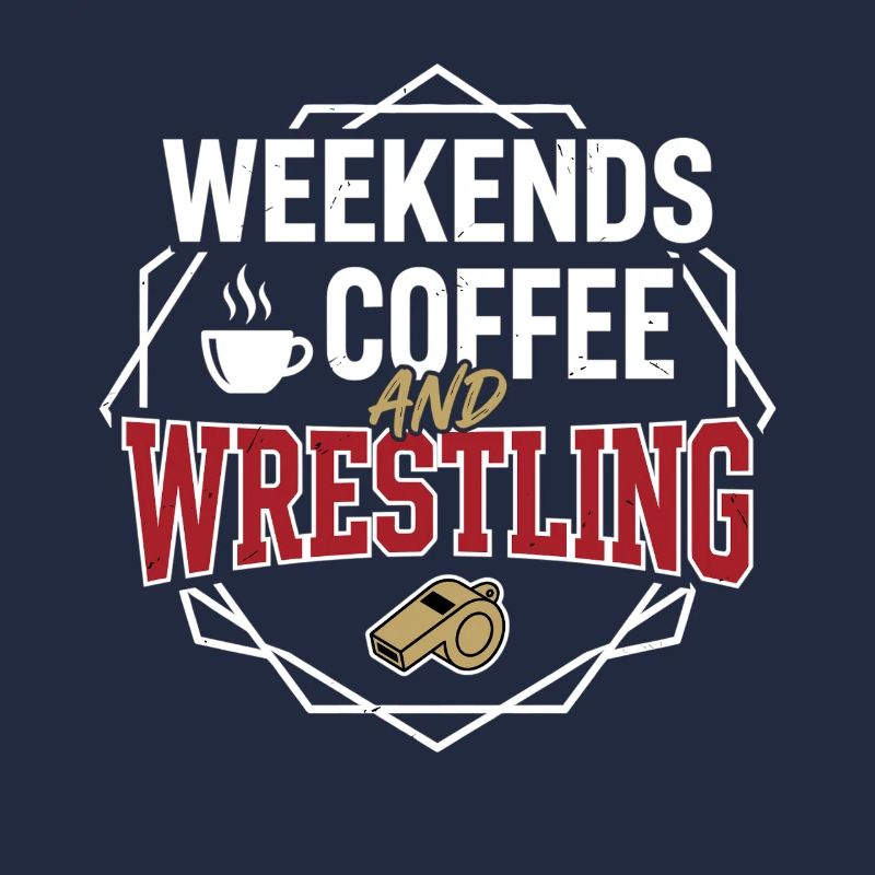 Café et design de lutte le week-end