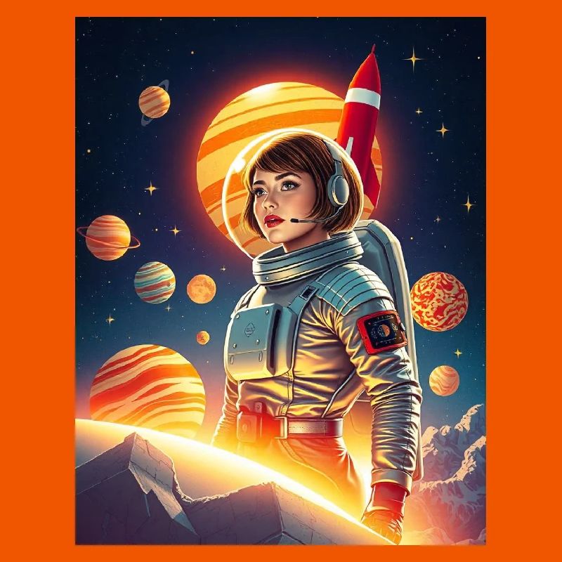 Astronaute dans l’espace