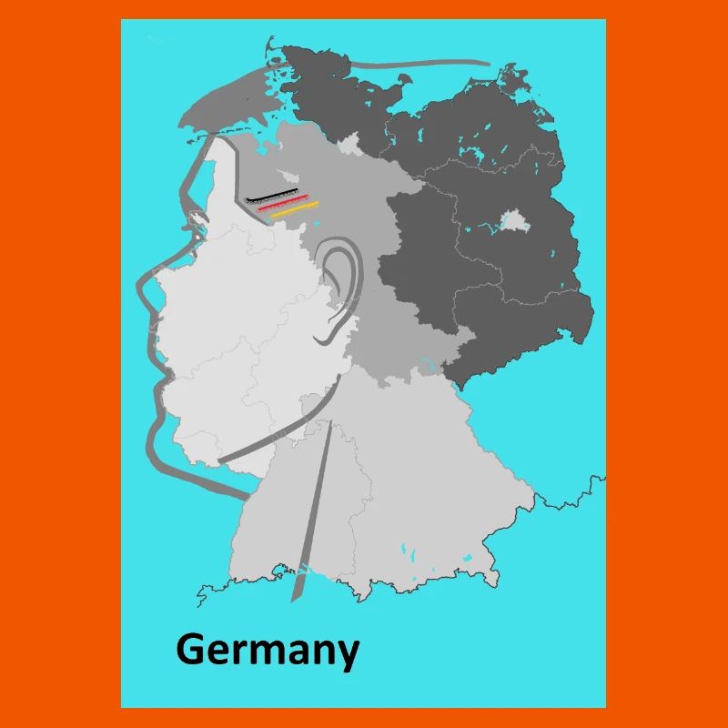 Germany Gradient Map