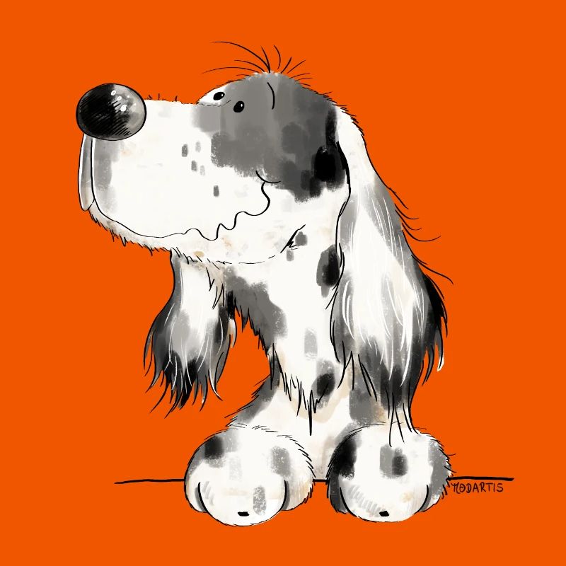 Englischer Setter I Hunde Comic Geschenk