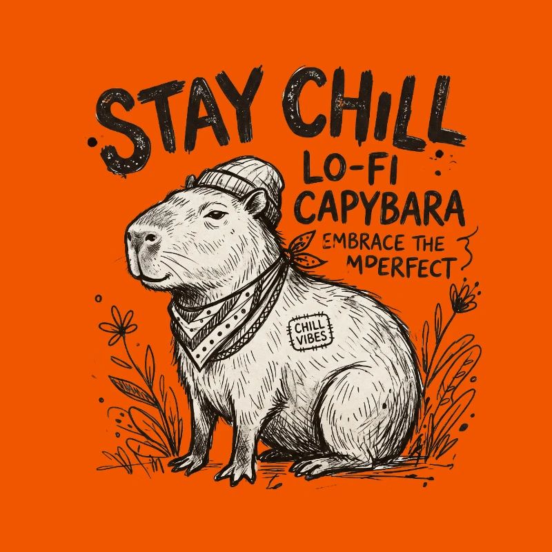 Capybara Chill LoFi Artwork