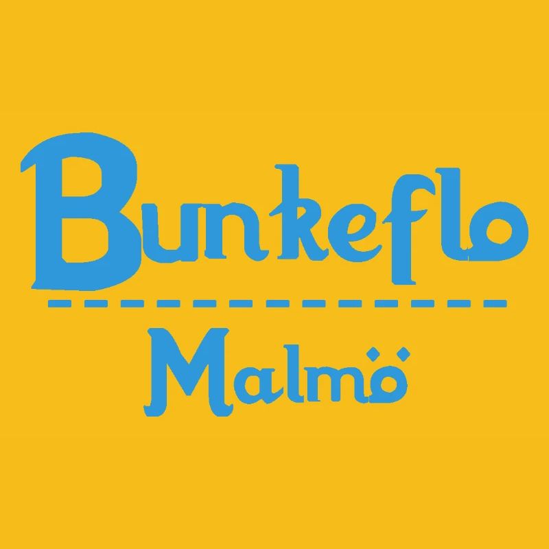 Centrum Malmö – Blue Text Design