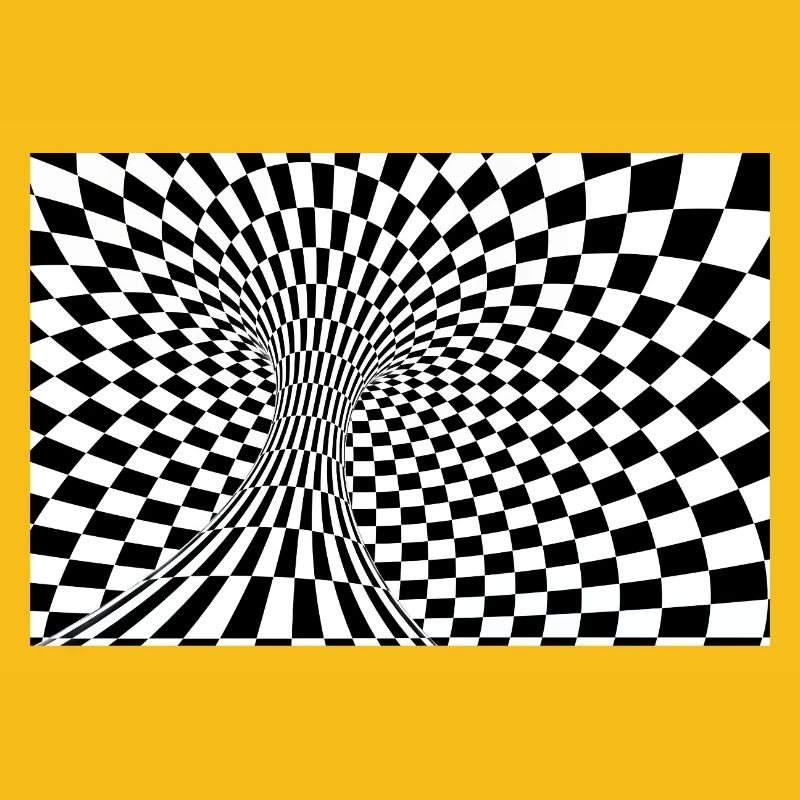 Checkerboard-Optiktunnel