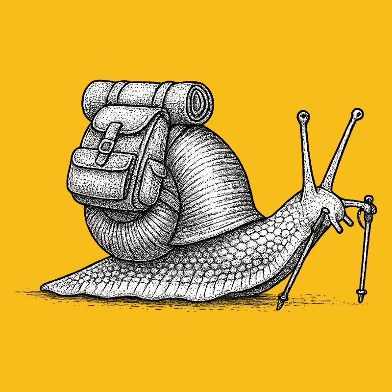 Snail Trekker with Pack