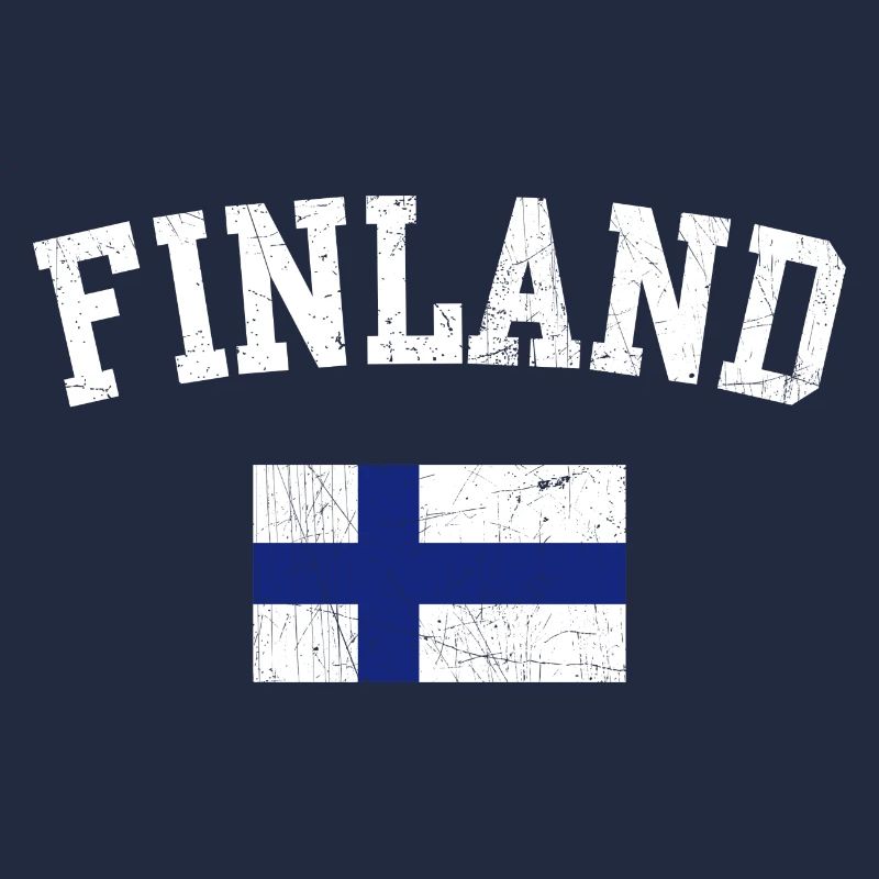 Typographie du drapeau en gras de la Finlande