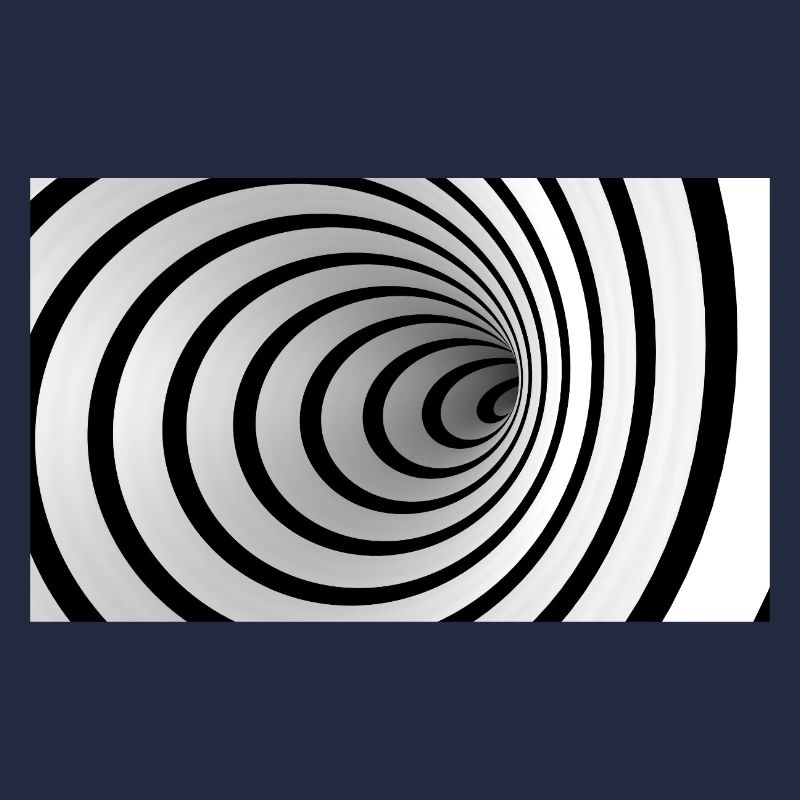 Spirale noire et blanche vortex