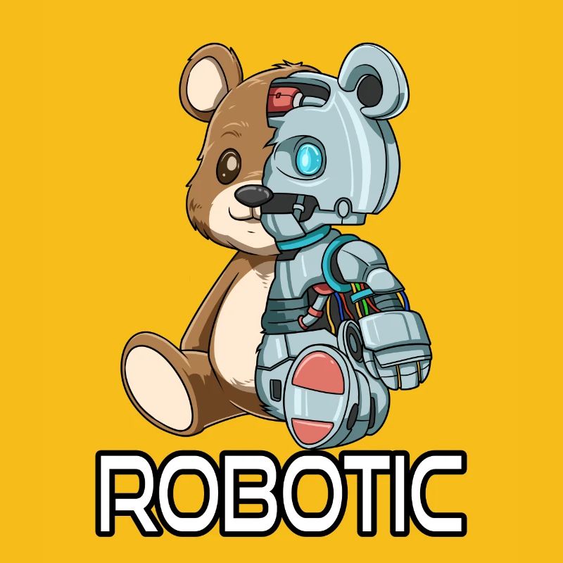 Funny Bear Robot Robotic Cuddle Cyborg